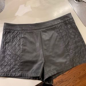 Leather shorts by Must Have